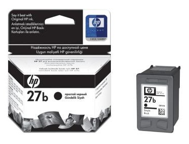 Картридж струйный HP 27b (C8727BE) черный