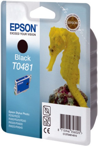 Картридж струйный Epson T0481 (C13T04814010) черный