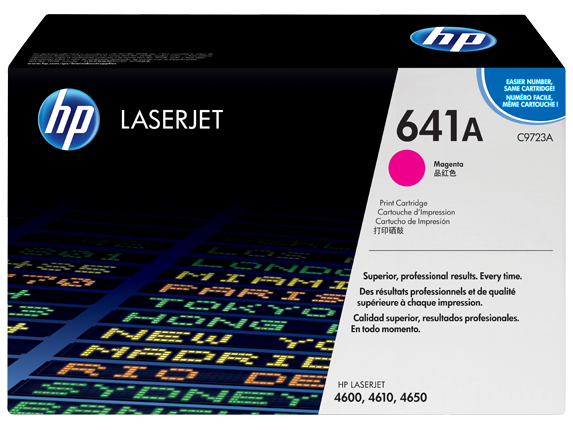 Картридж лазерный HP 641A (C9723A) пурпурный