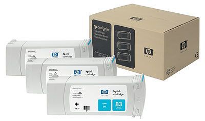 Картридж HP 83 UV (C5073A) 3 Ink Multipack