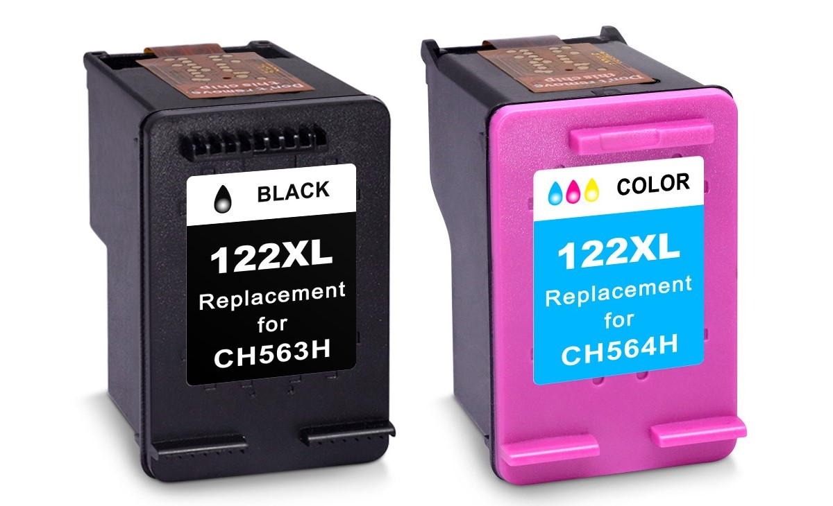 Комплект картриджей SP 122XL (CH563HE/CH564HE) для HP цветной и черный