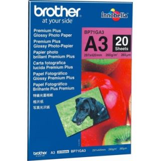 Фотобумага Brother Glossy paper BP71GA3 A3/20/260