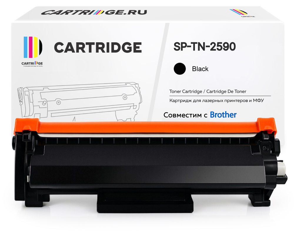 Картридж SP TN-2590 для Brother черный (с чипом)