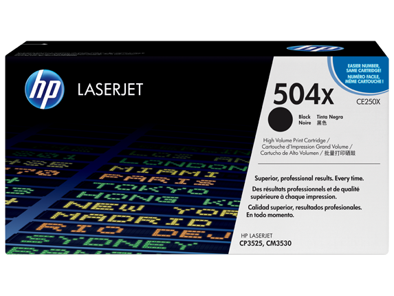 Картридж HP 504X (CE250X)