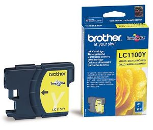 Картридж струйный Brother LC-1100Y желтый