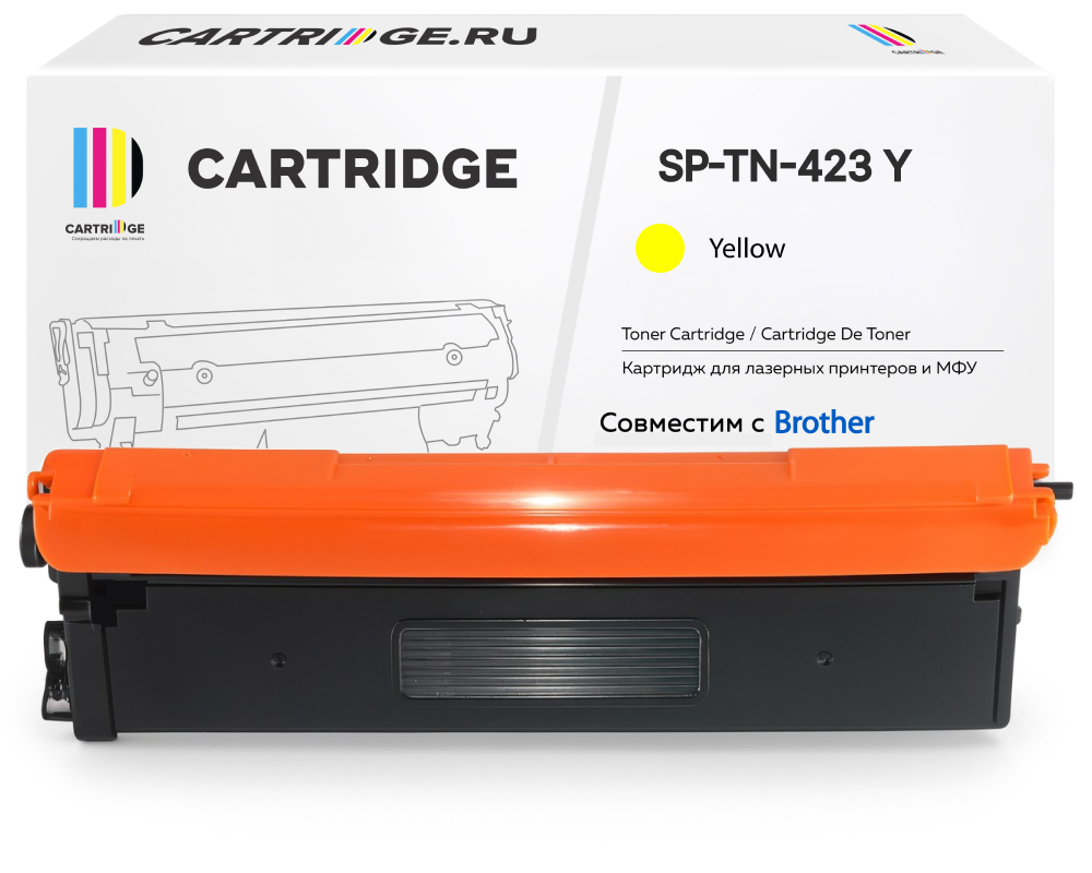 Картридж SP TN-423 Y для Brother, желтый