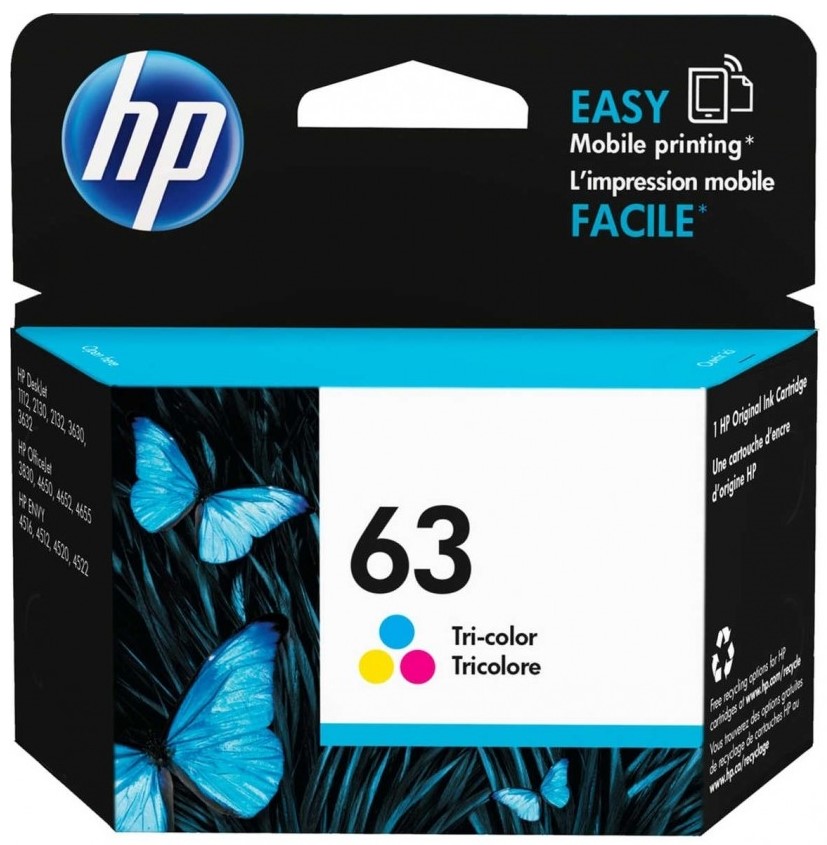 Картридж HP 63 (F6U61AA) цветной