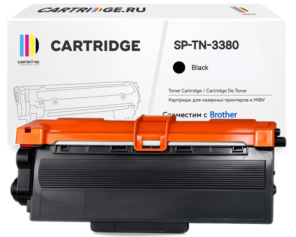 Картридж SP TN-3380 для Brother, черный