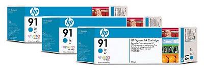 Картридж HP 91 (C9483A) 3 Ink Multipack