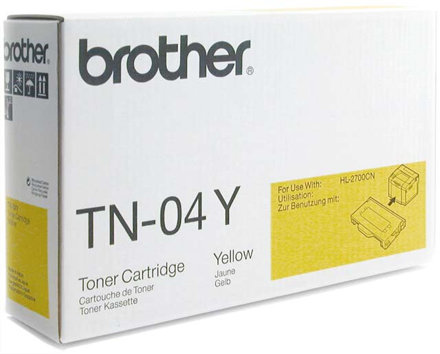 Картридж лазерный Brother TN-04Y желтый
