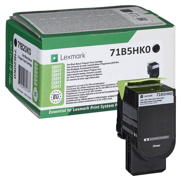 Картридж Lexmark 71B5HK0 (Return Program)