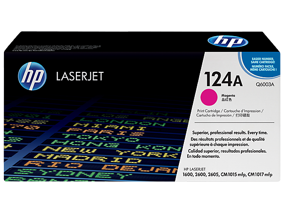 Картридж лазерный HP 124A (Q6003A) пурпурный