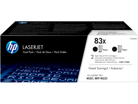 Картридж HP 83X (CF283XD) Dual Pack
