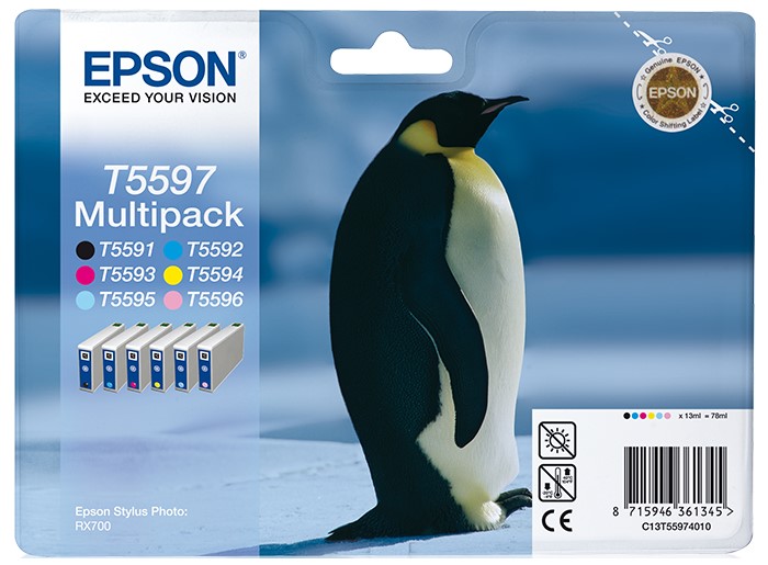 Комплект картриджей Epson T5597 (C13T55974010)