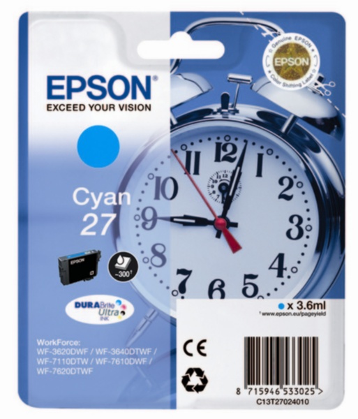Картридж Epson 27 (C13T27024020/ C13T27024022)