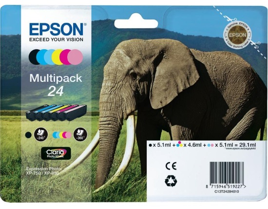 Комплект картриджей Epson 24 (C13T24284010)