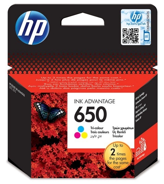 Картридж HP 650 (CZ102AE) цветной
