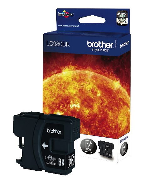 Картридж струйный Brother LC-980BK черный