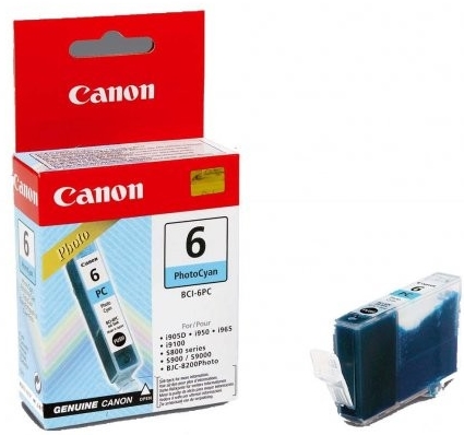 Картридж струйный Canon BCI-6PC фото-голубой