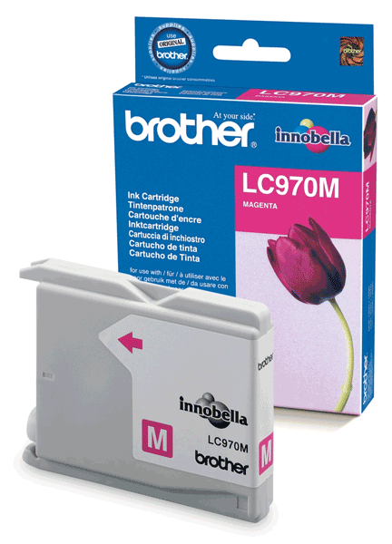 Картридж струйный Brother LC-970M пурпурный