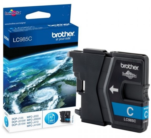 Картридж струйный Brother LC-985C голубой