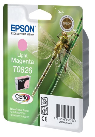 Картридж струйный Epson T0826 (C13T08264A/ C13T11264A10) светло-пурпурный
