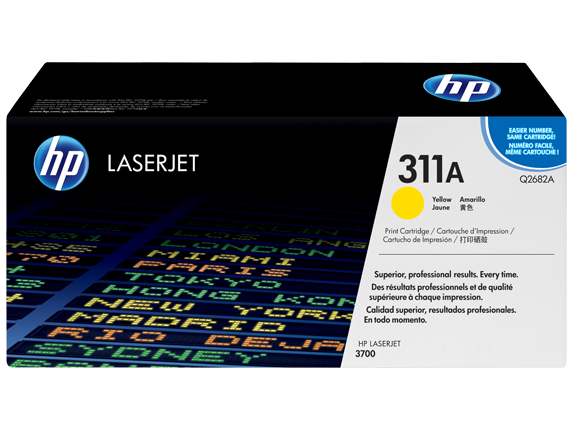 Картридж лазерный HP 311A (Q2682A) желтый