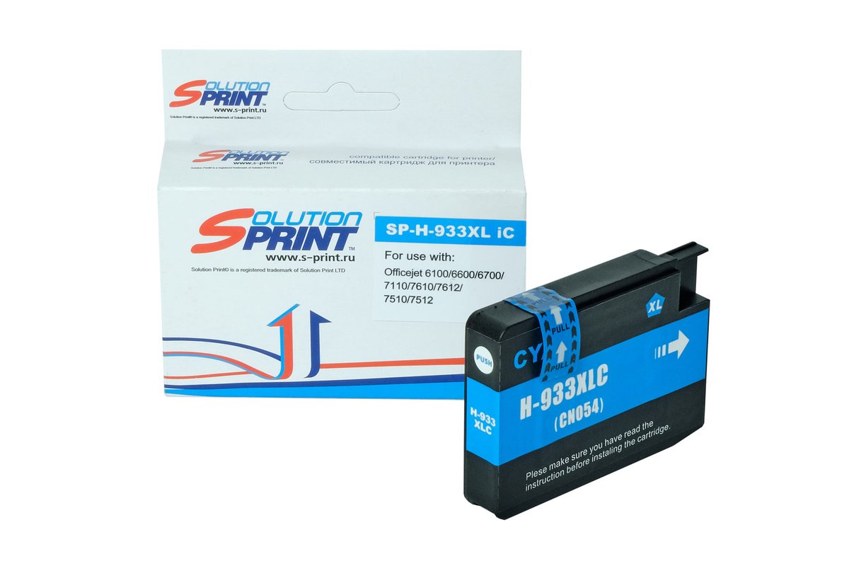 Картридж SP 933XL (CN054AE) для HP голубой