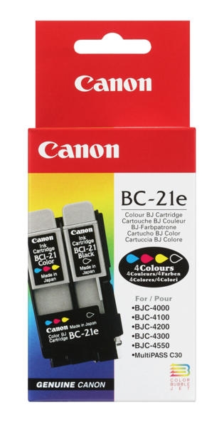 Комплект картриджей Canon BC-21e цветной и черный