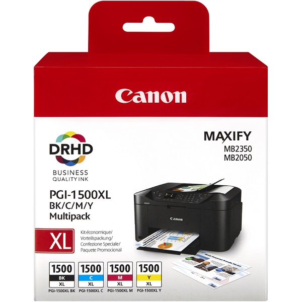 Комплект картриджей Canon PGI-1500XL Bk/C/M/Y Multi Pack