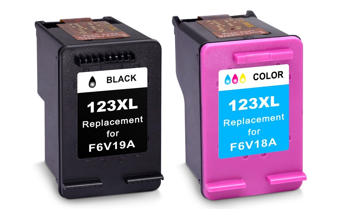 Комплект картриджей SP 123XL (F6V19AE/F6V18AE) для HP цветной и черный