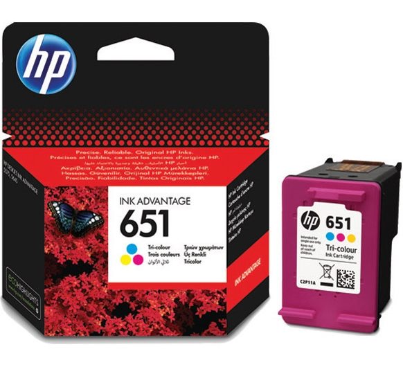 Картридж HP 651 (C2P11AE) цветной
