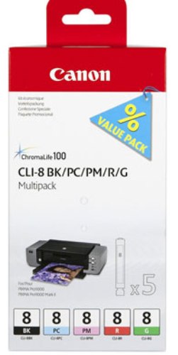Комплект картриджей Canon CLI-8 (5 цветов)