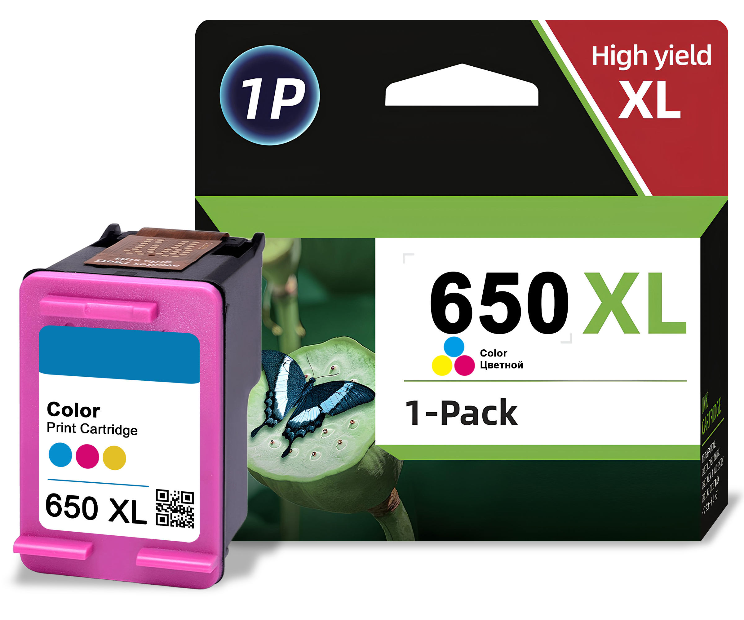 Картридж HP 650XL (CZ102AE) OEM.ref цветной