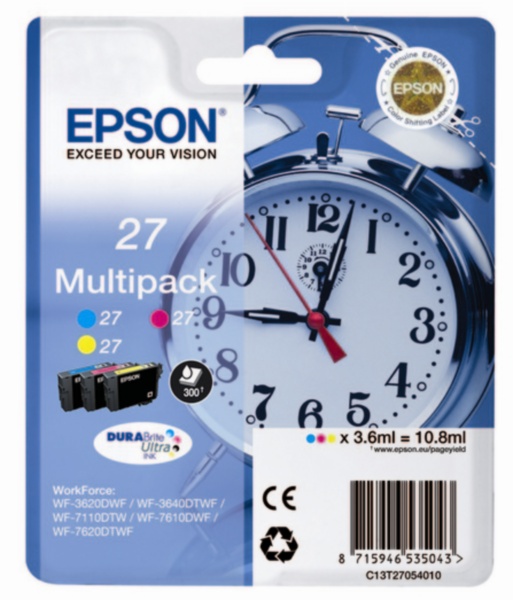 Комплект картриджей Epson T27 (C13T27054020)