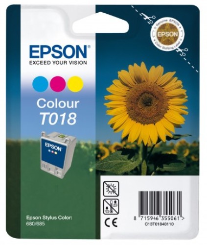 Картридж Epson T018 (C13T01840110) цветной