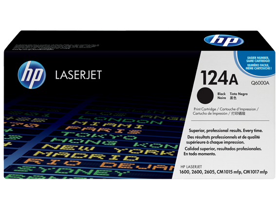 Картридж лазерный HP Q6000A (124A) черный
