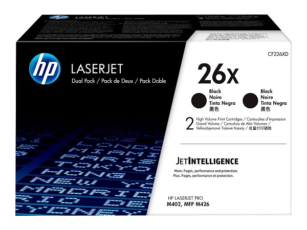 Картридж HP 26X (CF226XD) Dual Pack