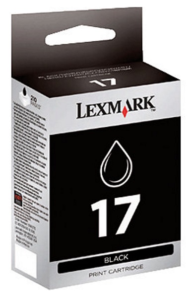 Картридж струйный Lexmark №17 (10NX217E) черный