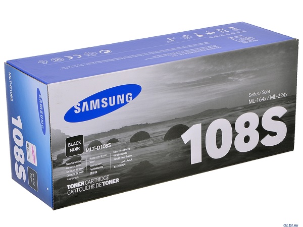 Картридж лазерный Samsung MLT D108S черный