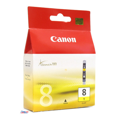 Картридж струйный Canon CLI-8Y желтый