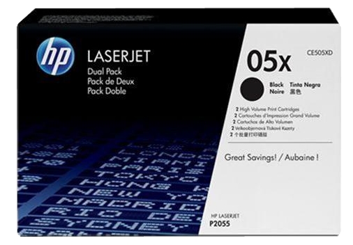 Картридж HP 05X (CE505XD) Dual Pack