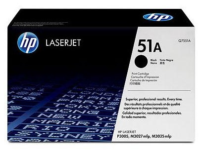 Картридж лазерный HP 51A (Q7551A) черный