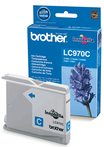 Картридж струйный Brother LC-970C голубой