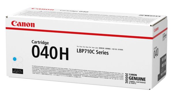 Картридж лазерный Canon 040H голубой оригинальный