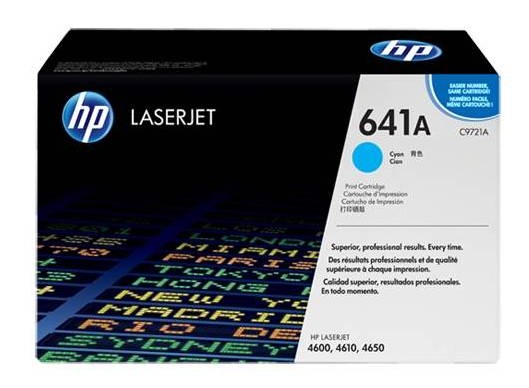 Картридж лазерный HP 641A (C9721A) голубой
