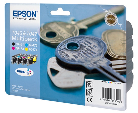 Комплект картриджей Epson T046/T047 (C13T04624A10)