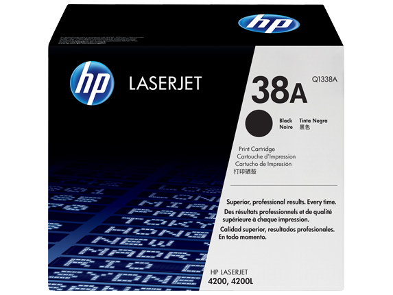 Картридж лазерный HP 38A (Q1338A) черный