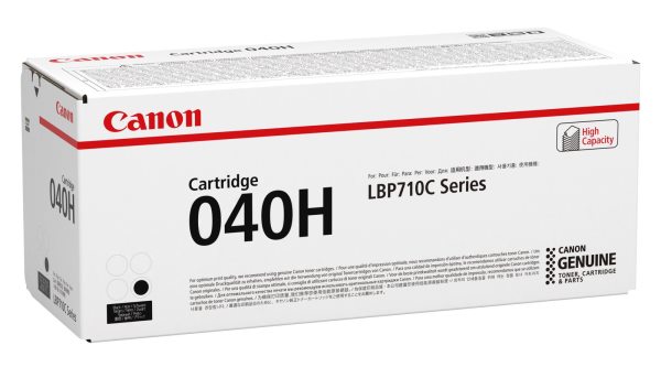 Картридж лазерный Canon 040H черный оригинальный