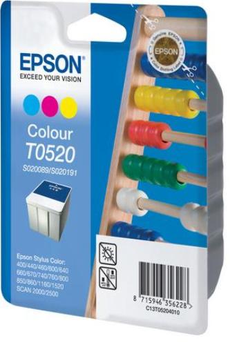 Картридж Epson T0520 (C13T05204010) цветной